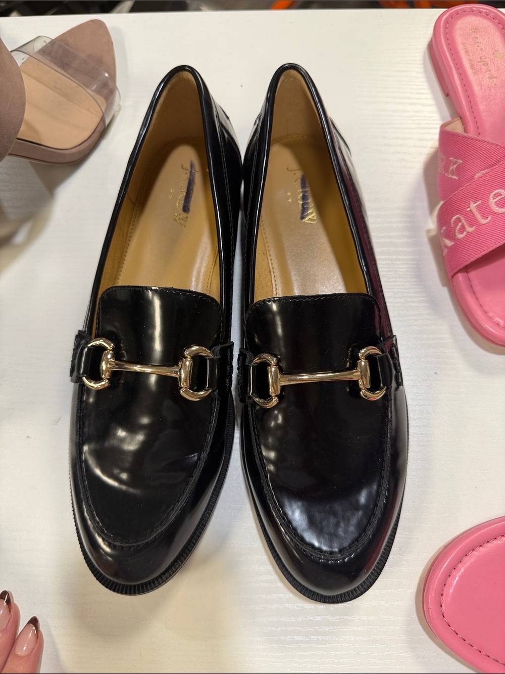 J Crew Horsebit Loafers Size 8.5 like new